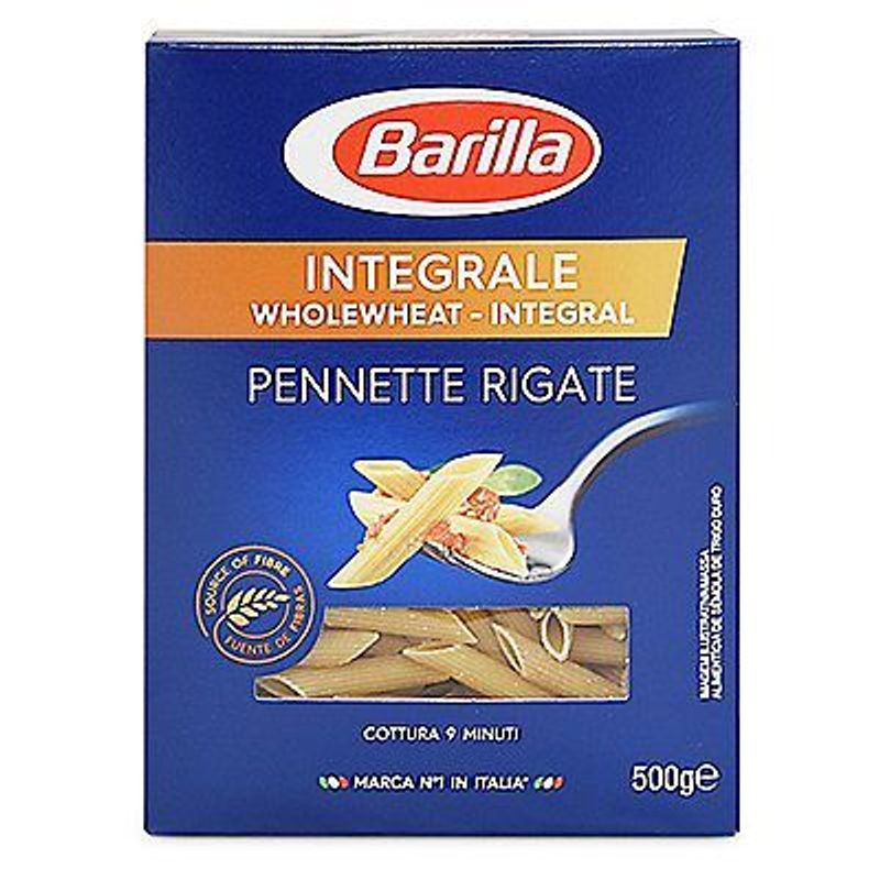 BARILLA - Fideo Pennette Rigatte Integral Barilla 500 g