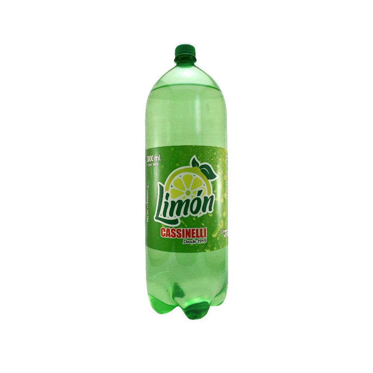 CASSINELLI - Gaseosa Cassinelli Sabor Limón Botella 3 L