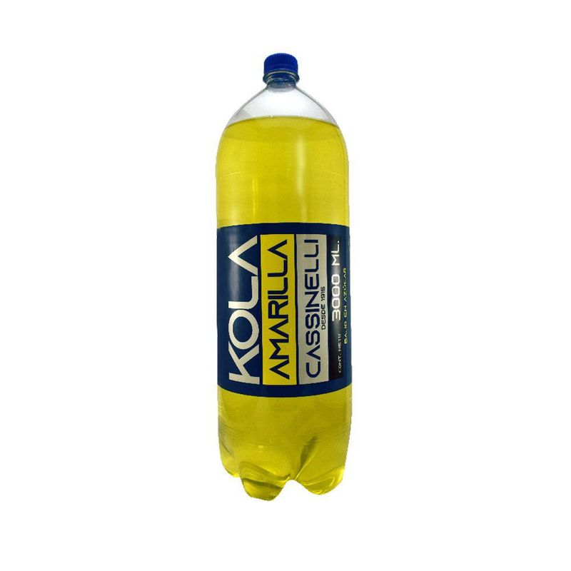 CASSINELLI - Gaseosa Cassinelli Sabor Hierba Luisa Botella 3 L