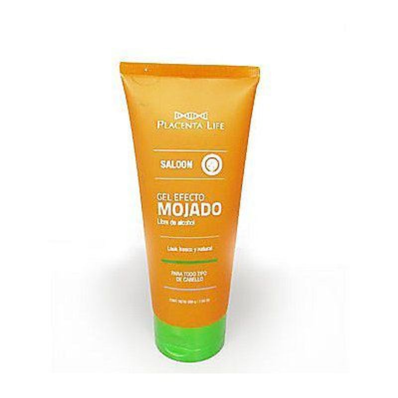 PLACENTA LIFE - Gel Para Cabello Placenta Life Efecto Mojado Saloon Envase 200 g