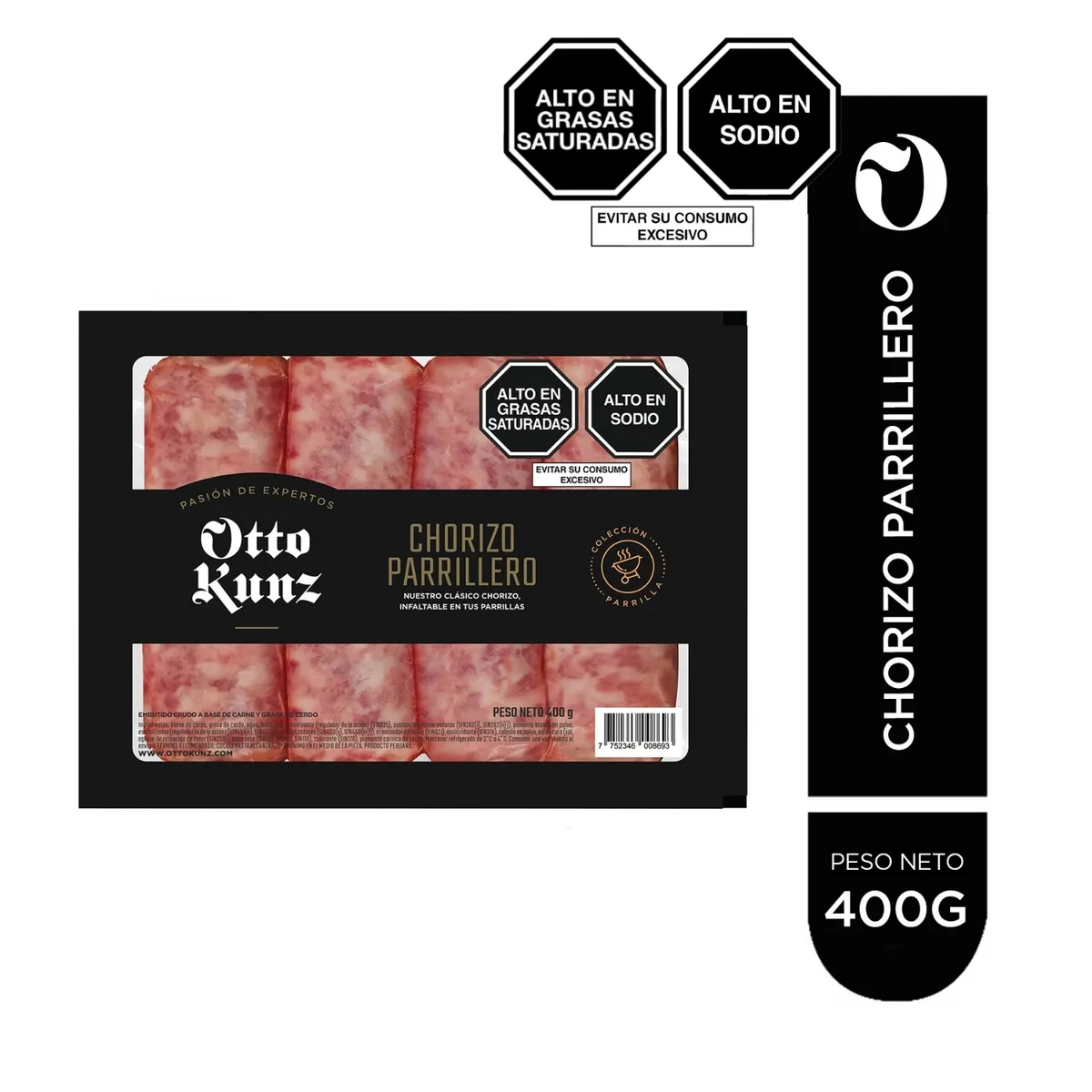 OTTO KUNZ - Chorizo Parrillero Otto Kunz Empaque 400 g