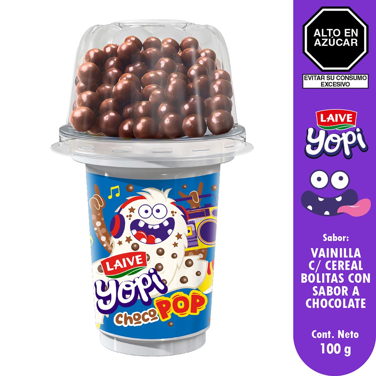 LAIVE - Yogurt Laive Yopimix Vainilla Chocolate Envase 100 g
