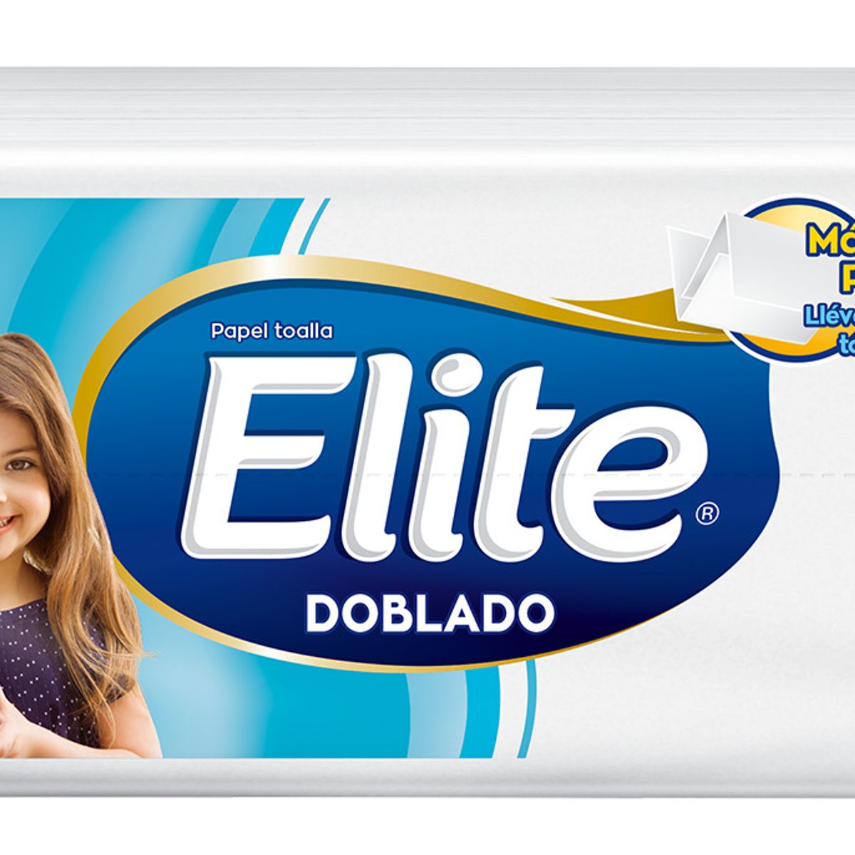  - Papel Toalla Doblado Elite Doble Hoja Empaque 120 Und
