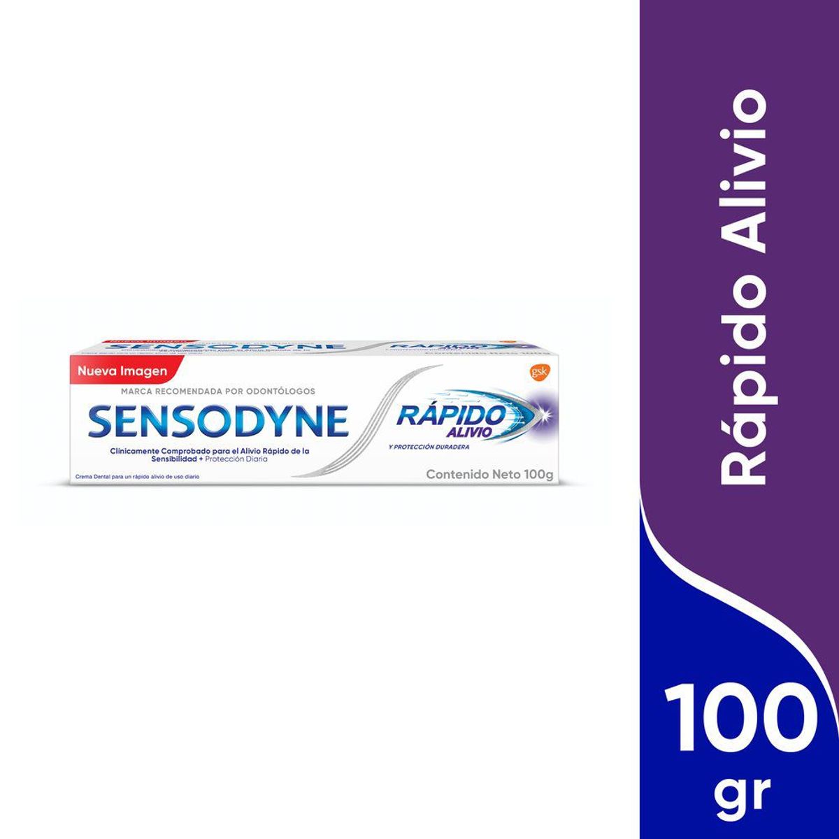 SENSODYNE - Crema Dental Sensodyne Rápido Alivio Envase 100 g