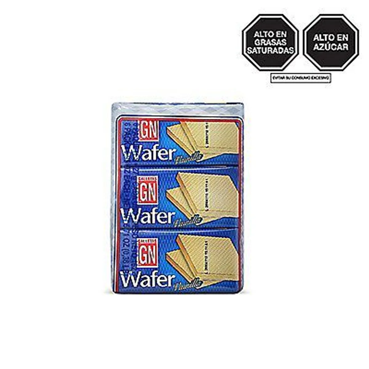 GN - Wafer GN Relleno Vainilla Pack 6 Und
