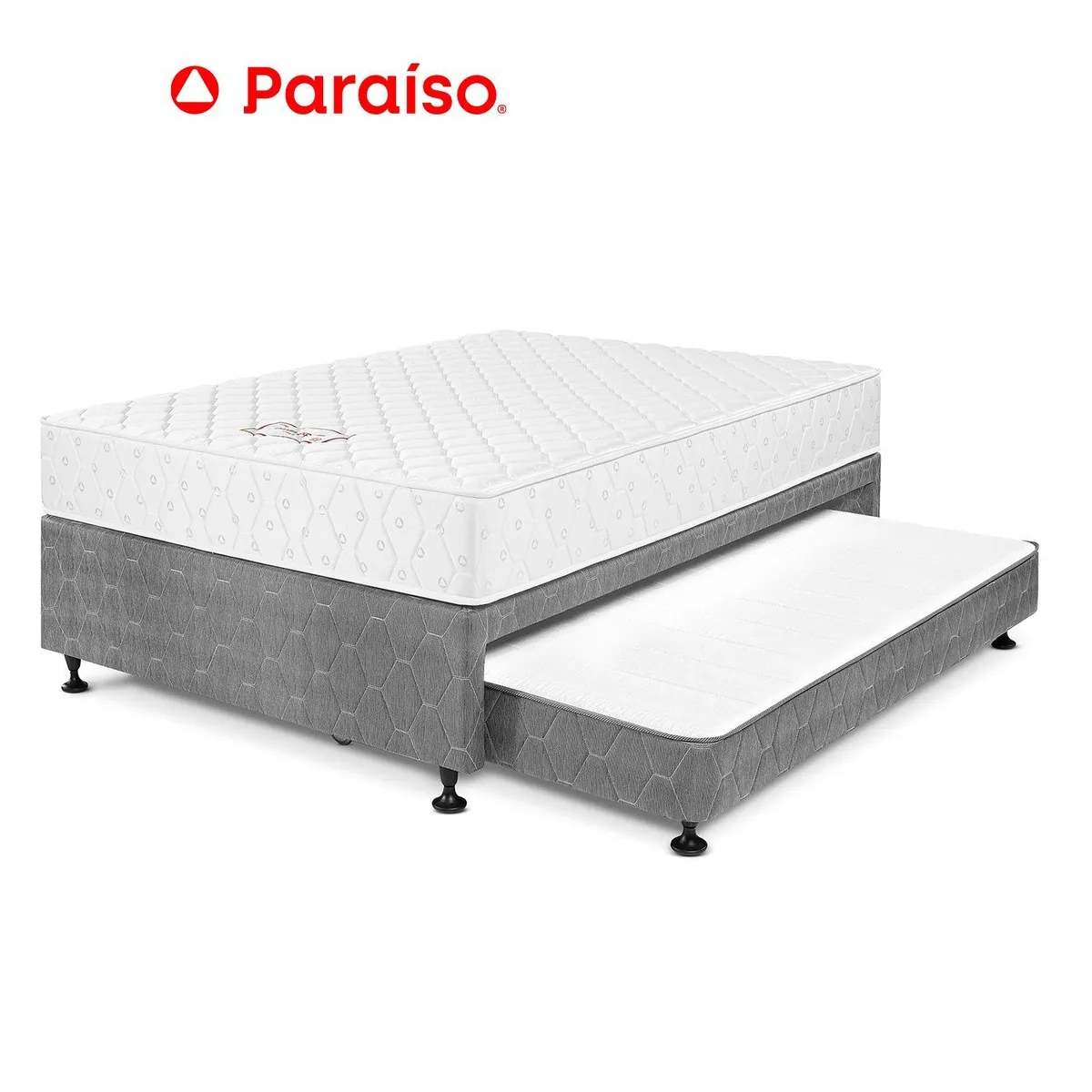 PARAISO - Cama Divan Estandar Azul 2 Pz