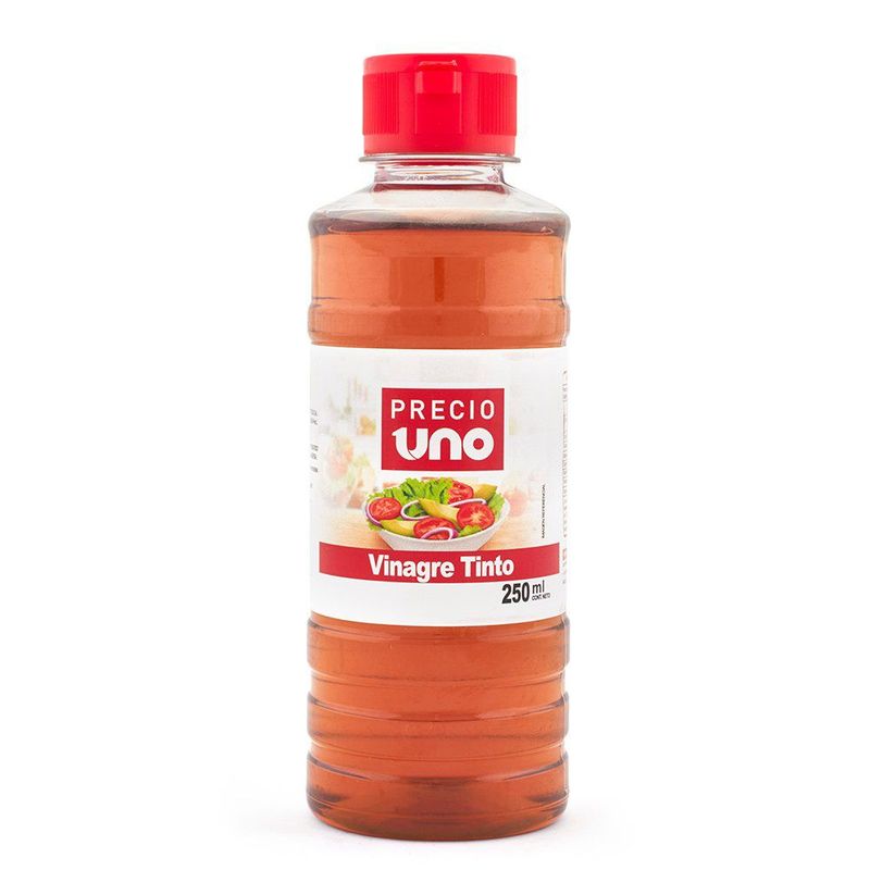 PRECIO UNO - Vinagre Tinto Precio Uno Botella 250 mL
