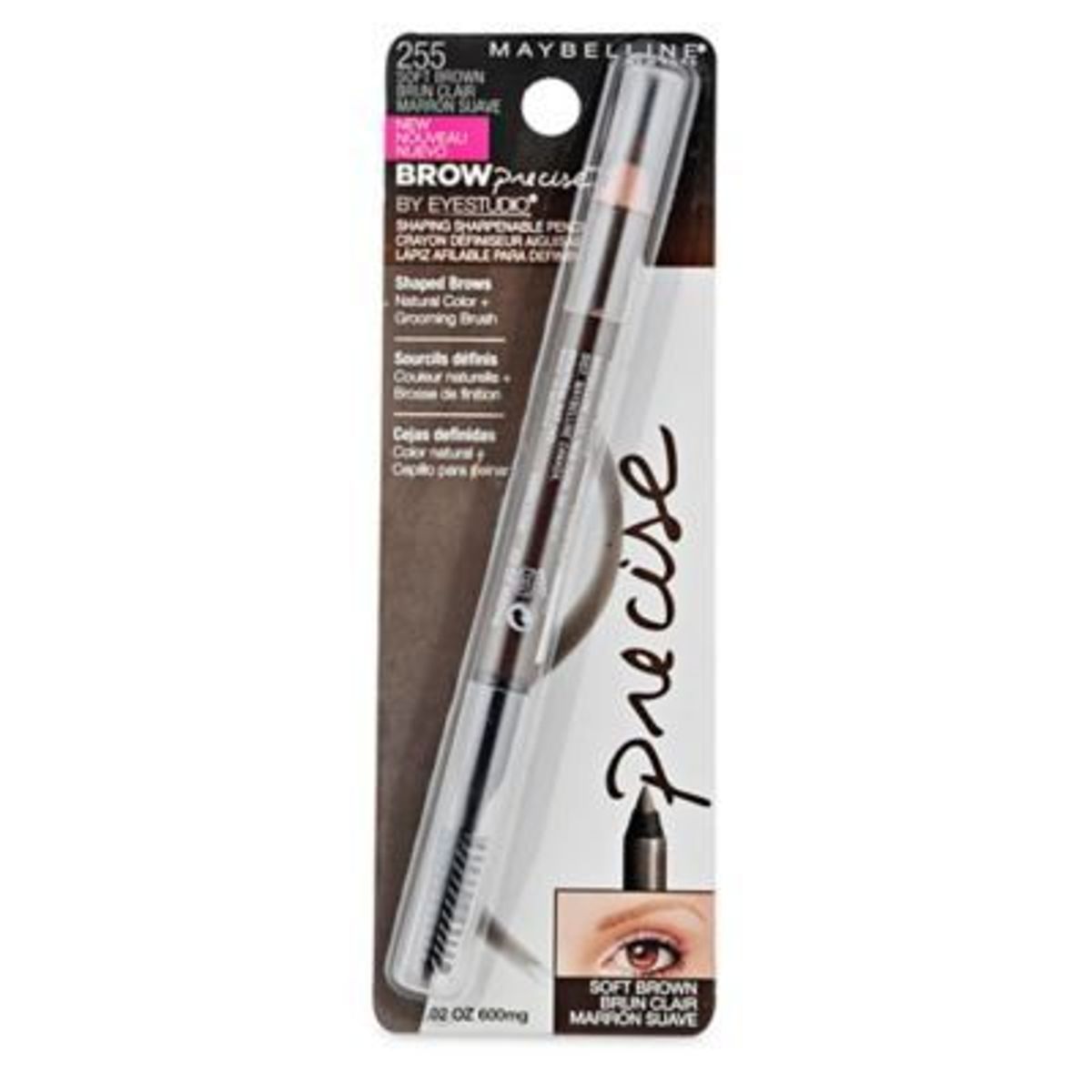 MAYBELLINE - Delineador de Cejas Maybelline Tono Soft Brown Envase 600 mg