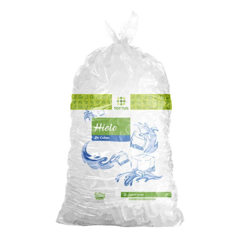 TOTTUS - Hielo en cubo Tottus 3 kg