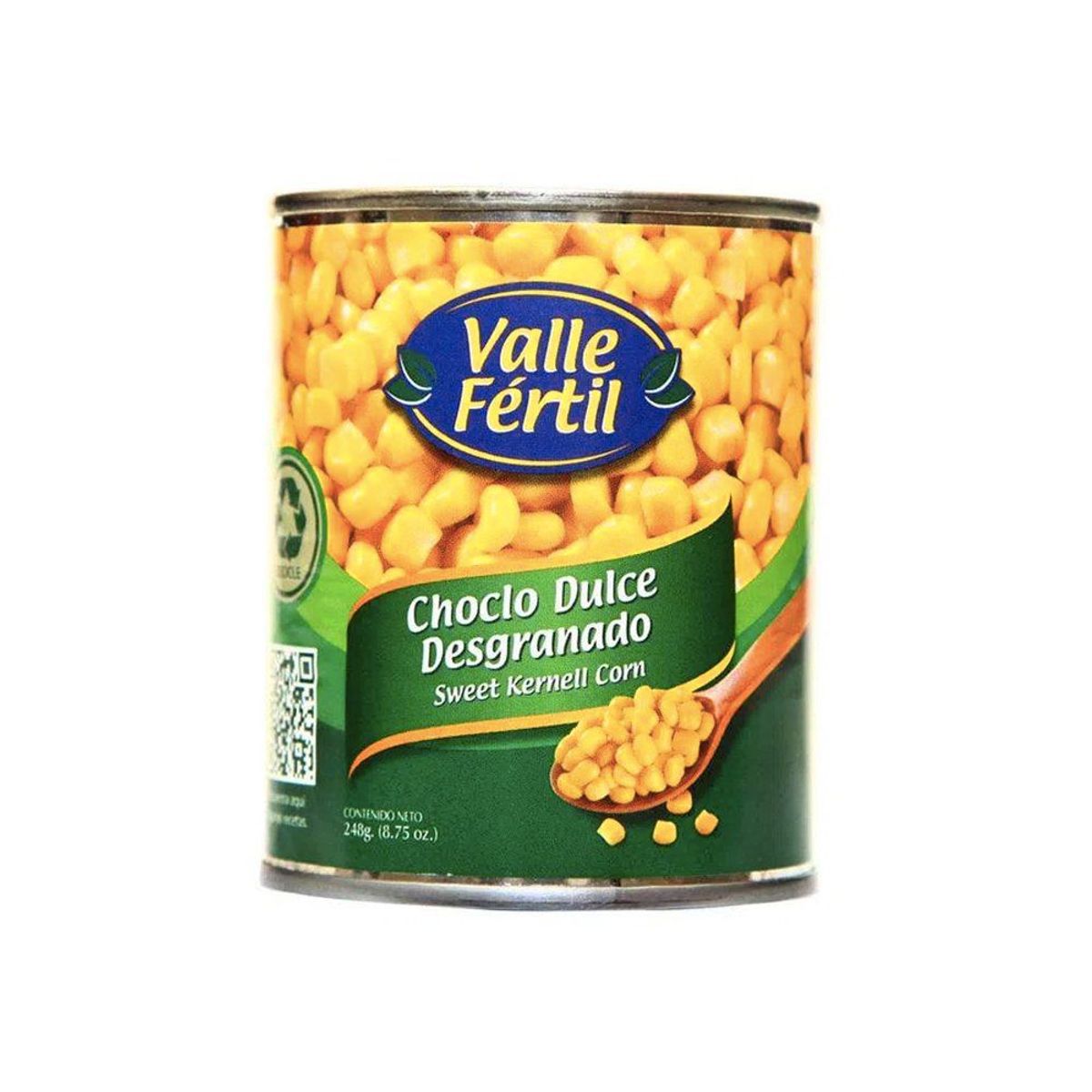 VALLE FERTIL - Choclo Valle Fértil Dulce Desgranado Lata 248 g