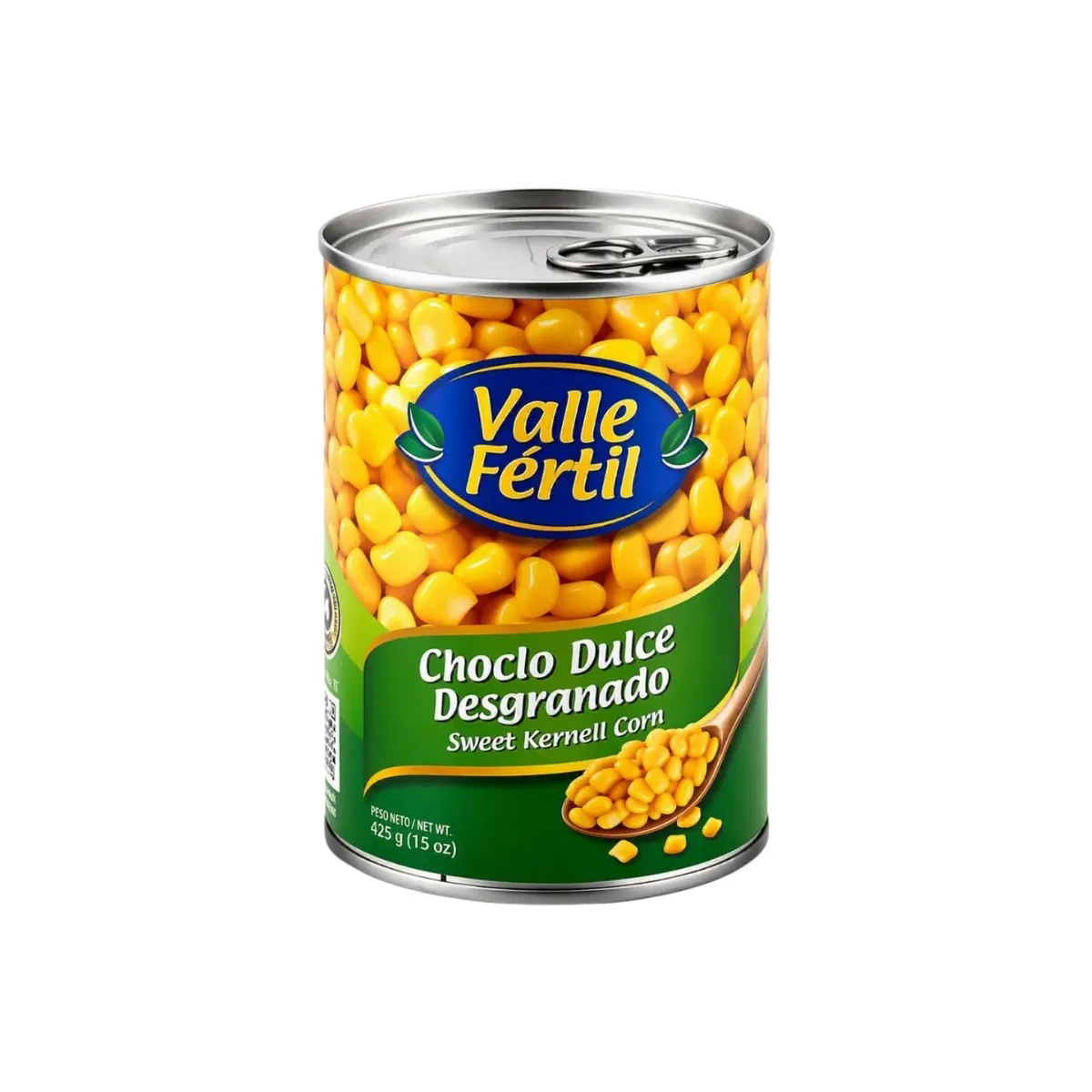 VALLE FERTIL - Choclo Dulce Desgranado Valle Fértil Lata 432 g