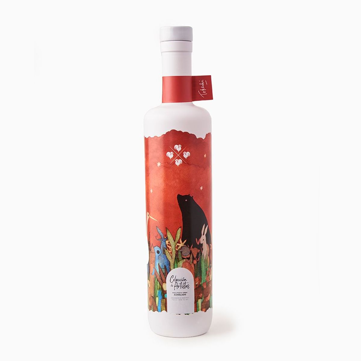 CUATRO GALLOS - Pisco Acholado Colección de Artistas Cuatro Gallos Botella 750 mL