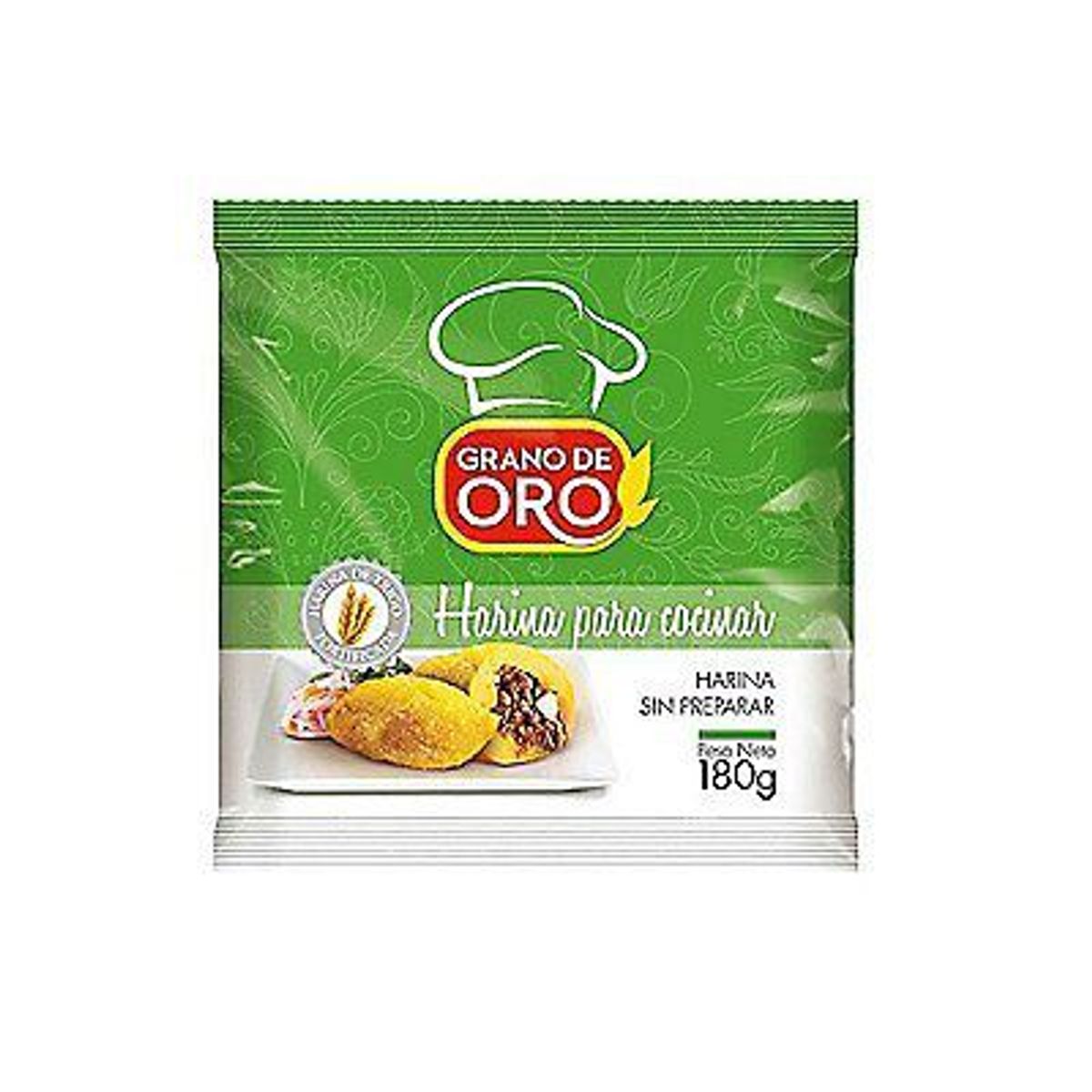 GRANO DE ORO - Harina de Trigo sin Preparar 180 g