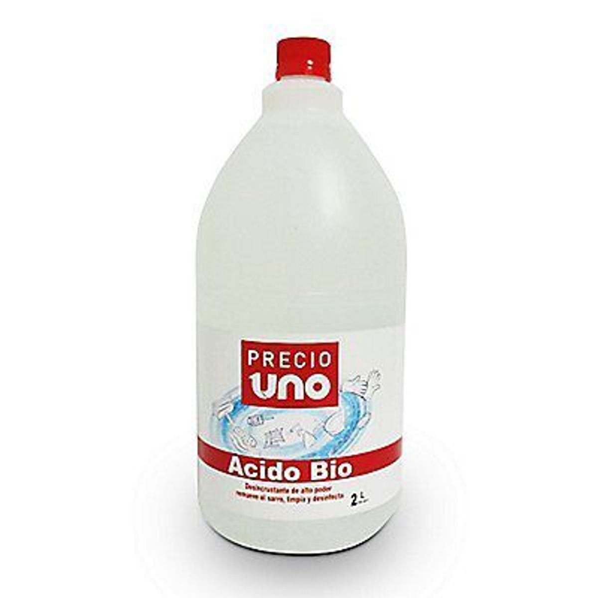 PRECIO UNO - Ácido Muriático Bio Precio Uno Botella 2 L
