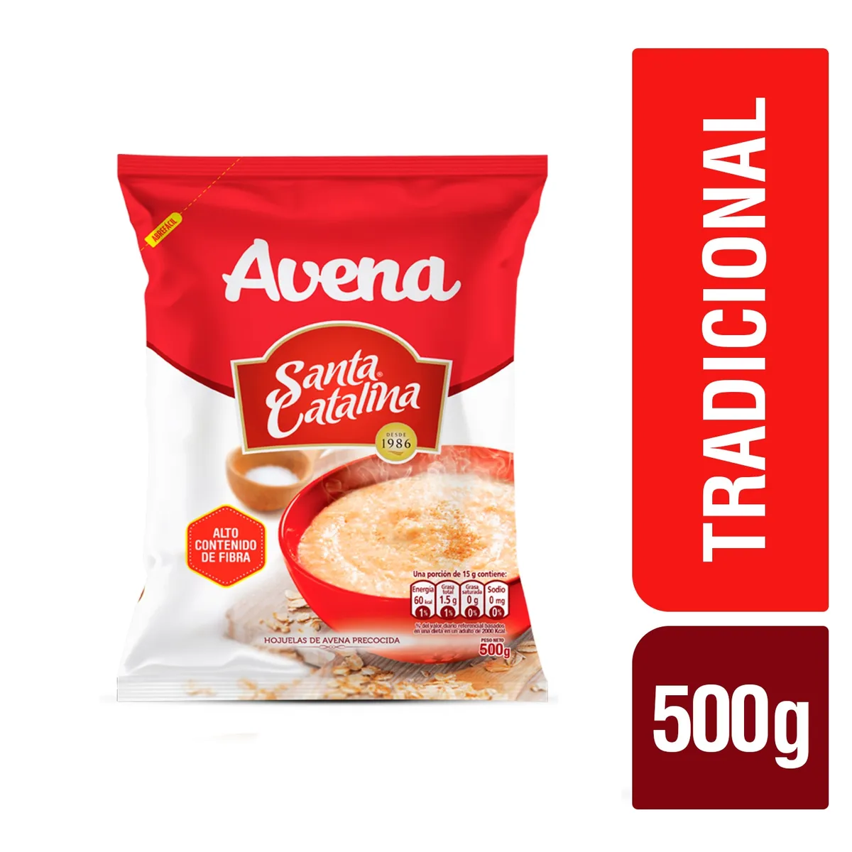 SANTA CATALINA - Avena Precocida Santa Catalina Bolsa 500 g