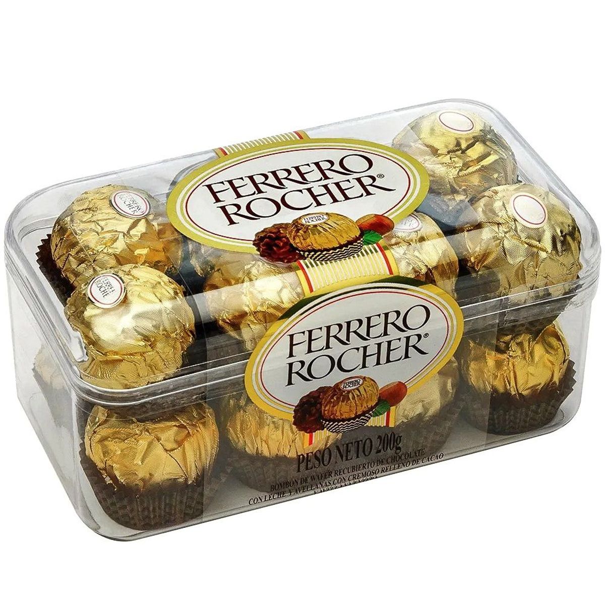 FERRERO ROCHER - Bombones Ferrero Rocher 16 Unidades
