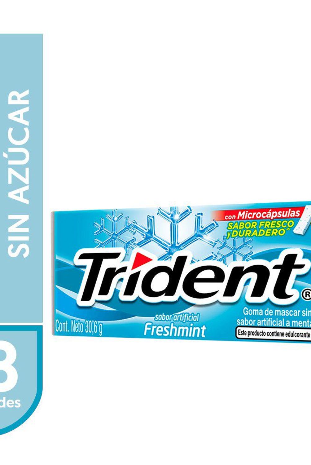 TRIDENT - Chicles Trident Menta Fresca 30 g