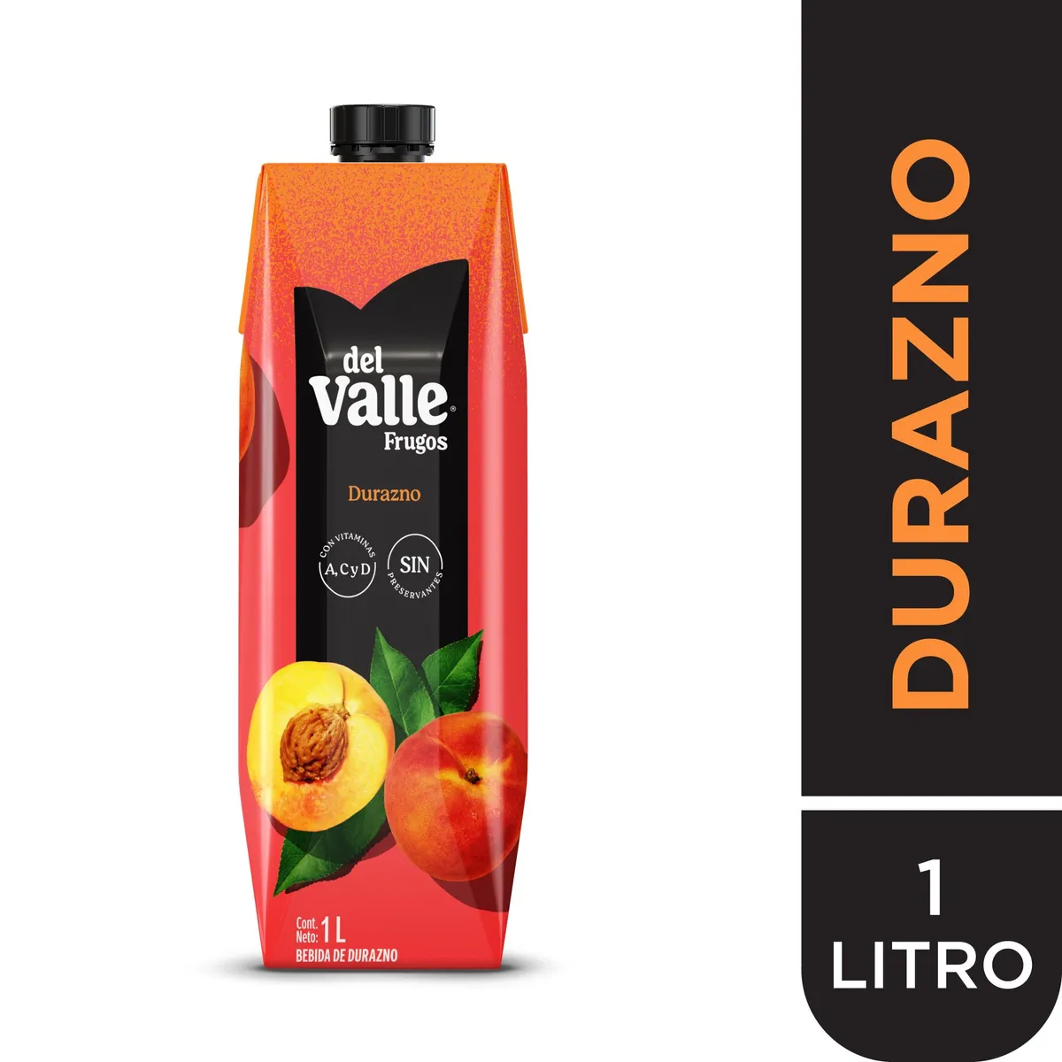 FRUGOS - Bebida Frugos Durazno Prisma Caja 1 L