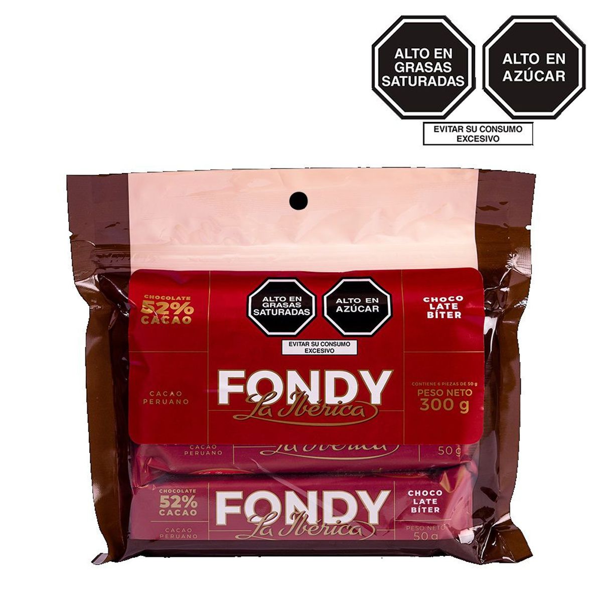 LA IBERICA - Chocolate La Ibérica Fondy Sixpack 300 g