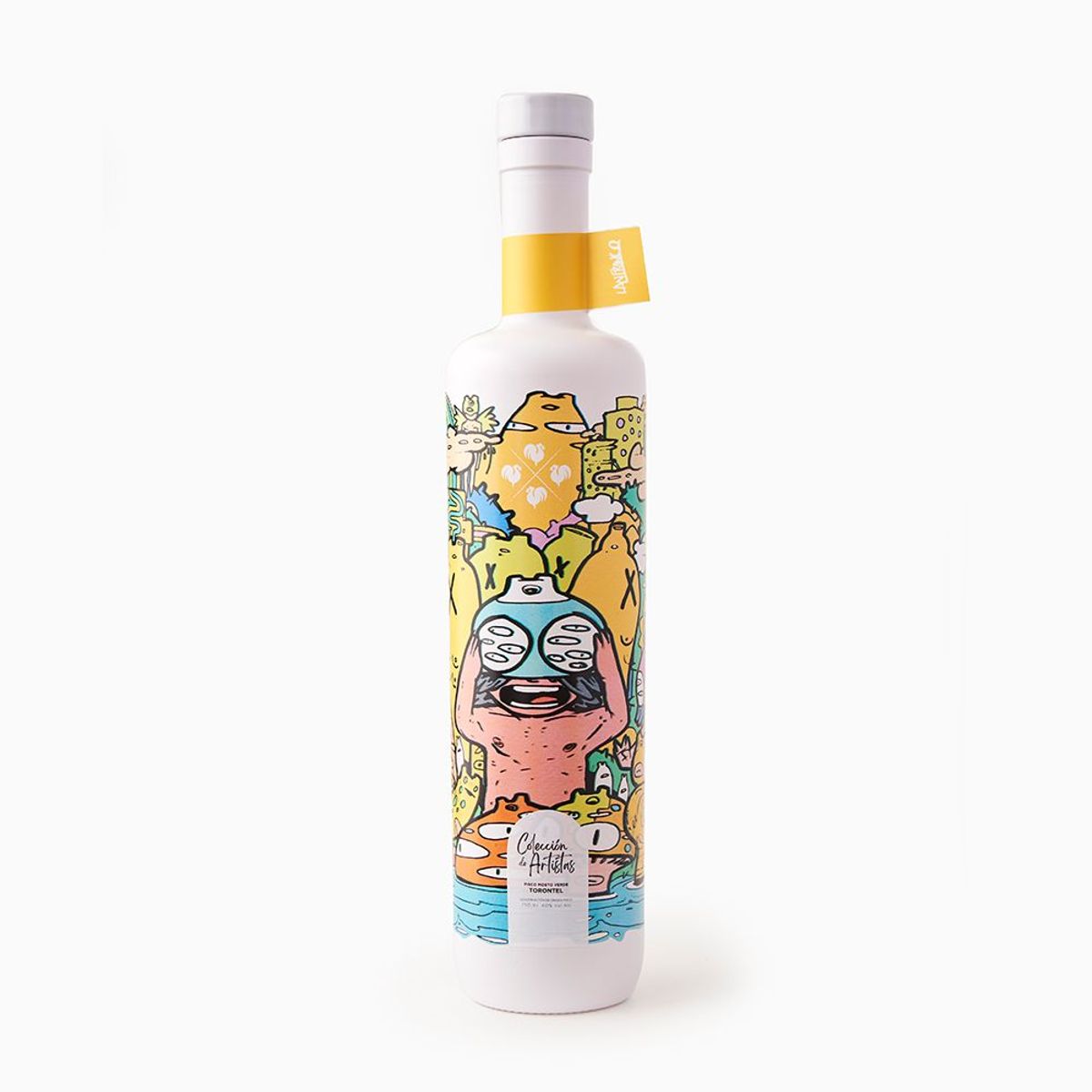 CUATRO GALLOS - Pisco Torontel Colección de Artistas Cuatro Gallos Botella 750 mL