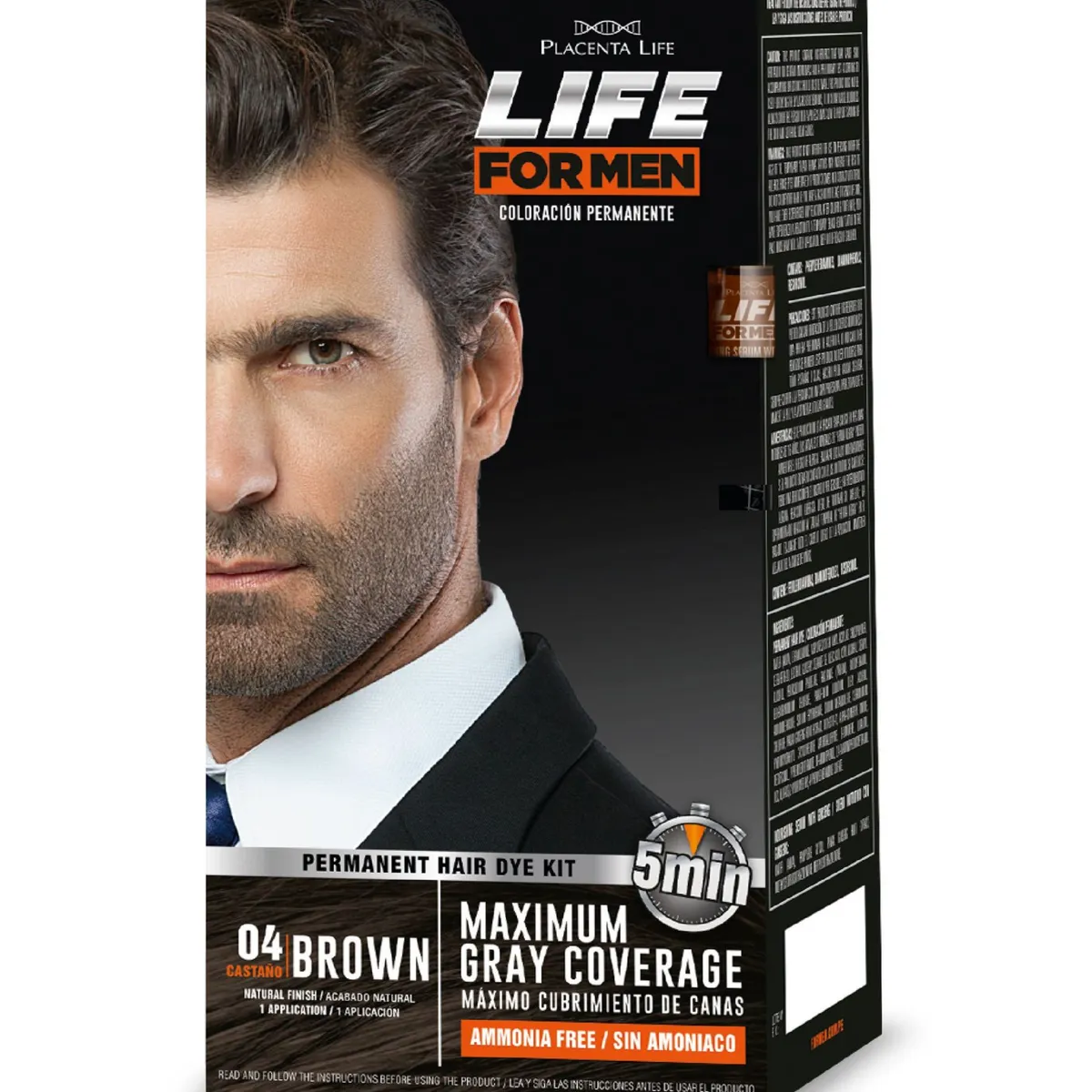 PLACENTA LIFE FOR MEN - Tinte Placenta Life Men Tono 3  Castaño