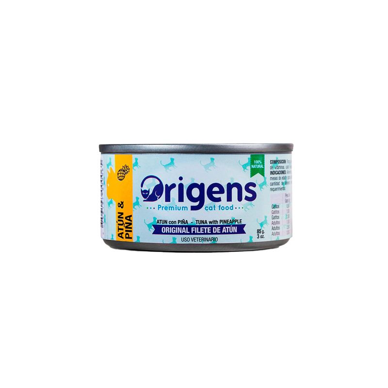 ORIGENS - Filete Atun Pina Aceite Girasolx85Gr