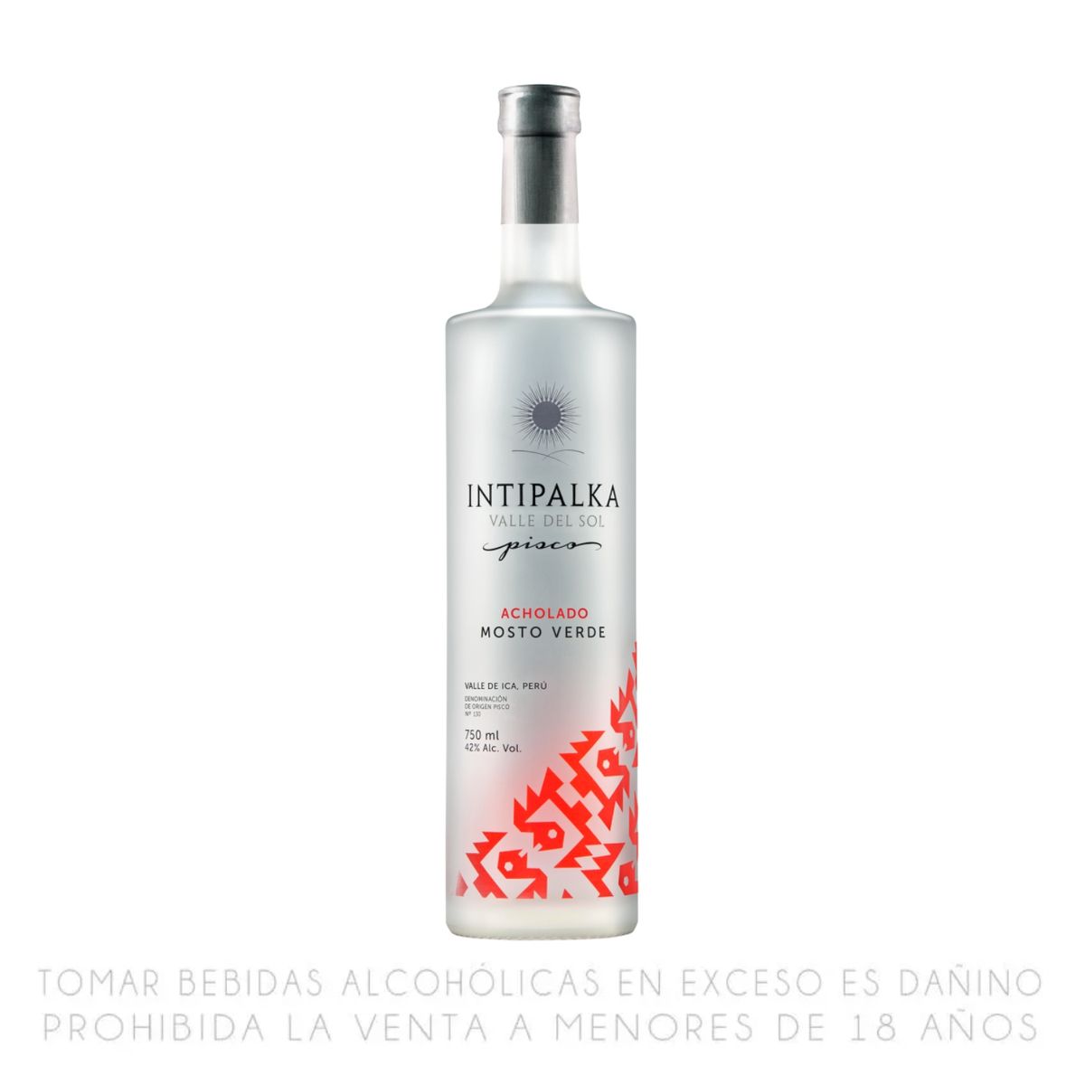INTIPALKA - Pisco Mosto Verde Acholado Intipalka Botella 750 mL