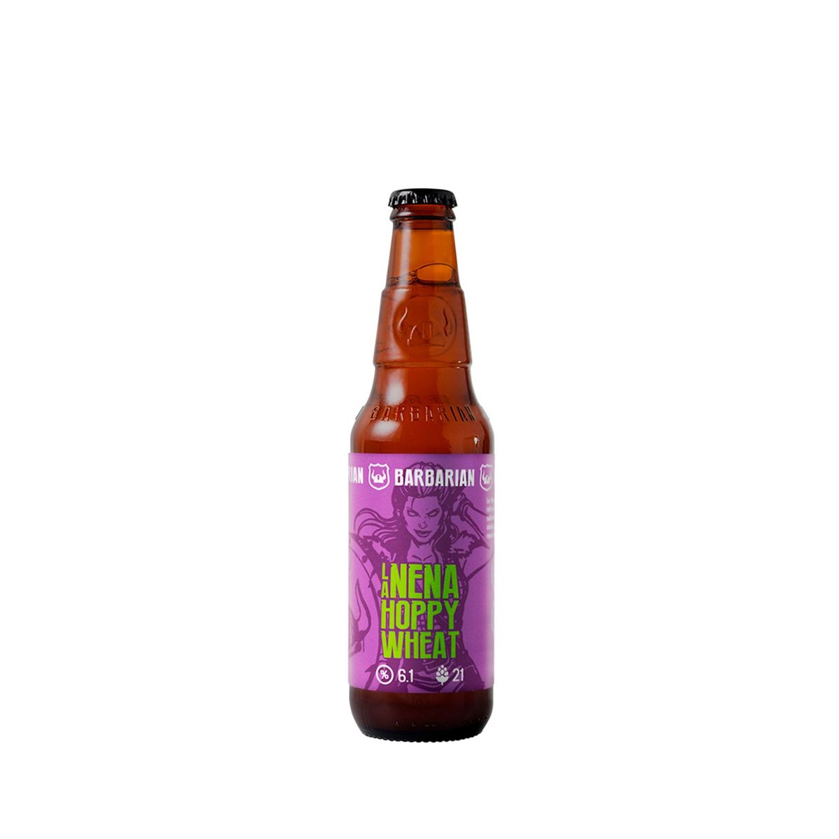 BARBARIAN - Cerveza Barbarian La Nena Wheat Botella 330 mL