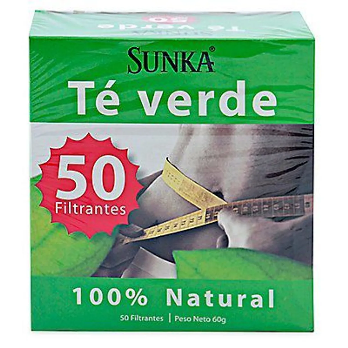 SUNKA - Infusión Sunka Té Verde Caja 50 Sobres