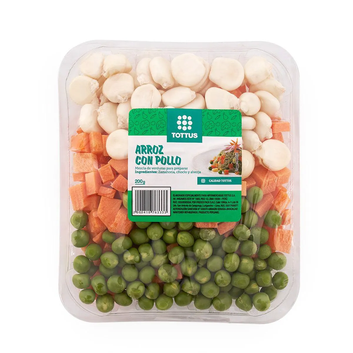 TOTTUS - Verduras Para Arroz Con Pollo Tottus