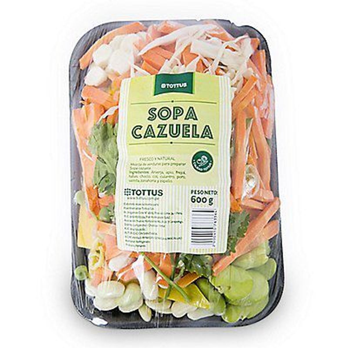 TOTTUS VERDURAS - Sopa Cazuela Tottus
