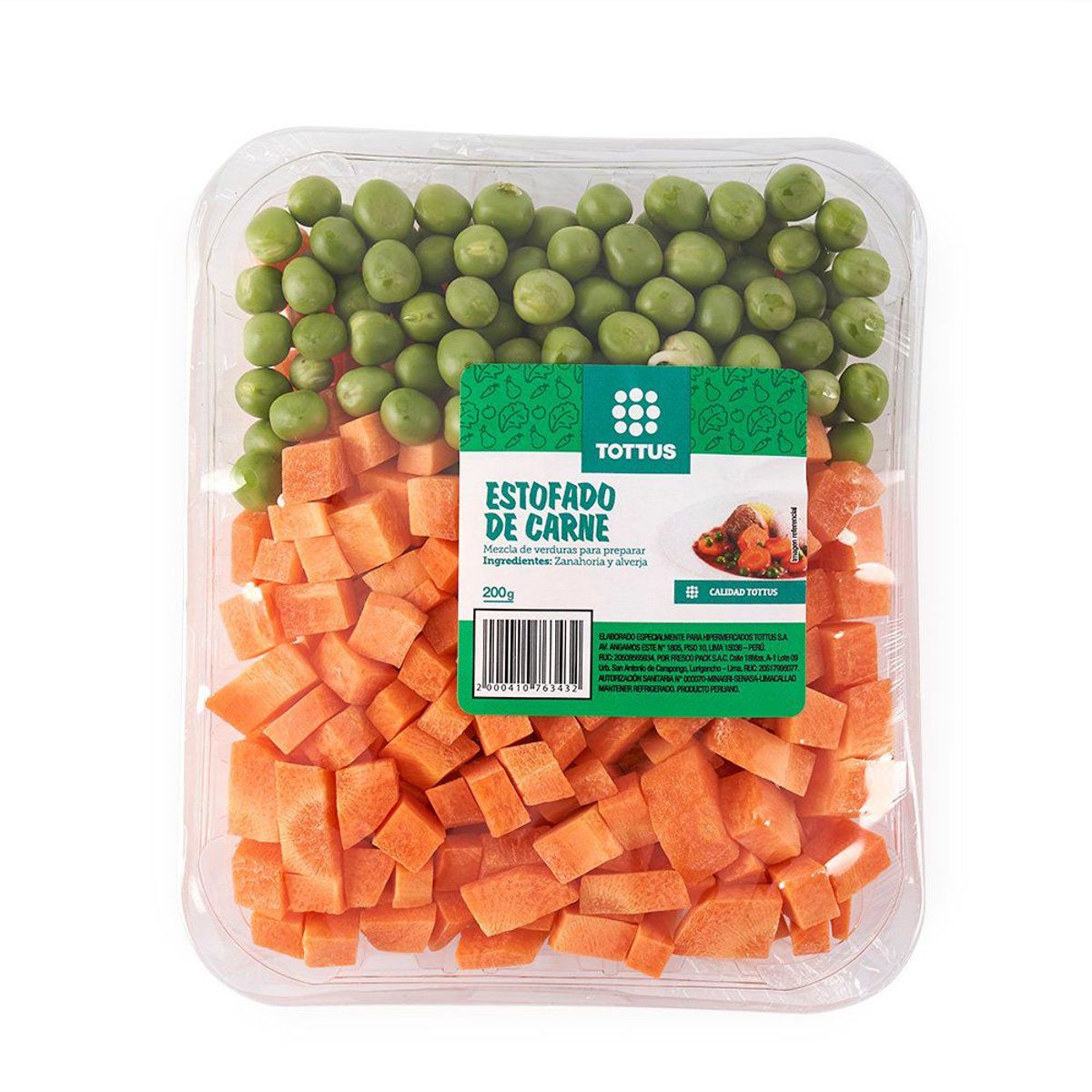 TOTTUS - Verduras Para Estofado De Carne Tottus
