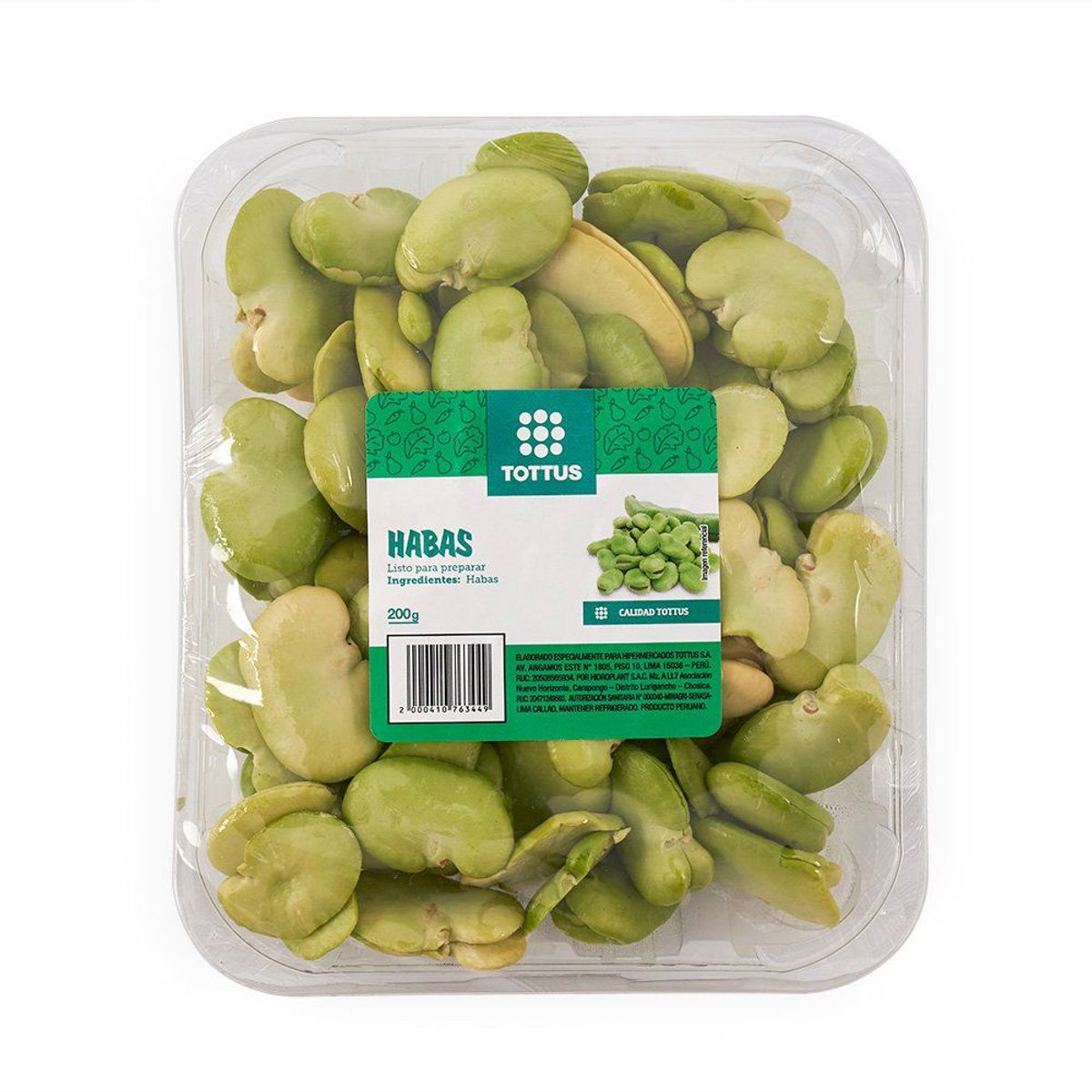 TOTTUS VERDURAS - Habas Tottus