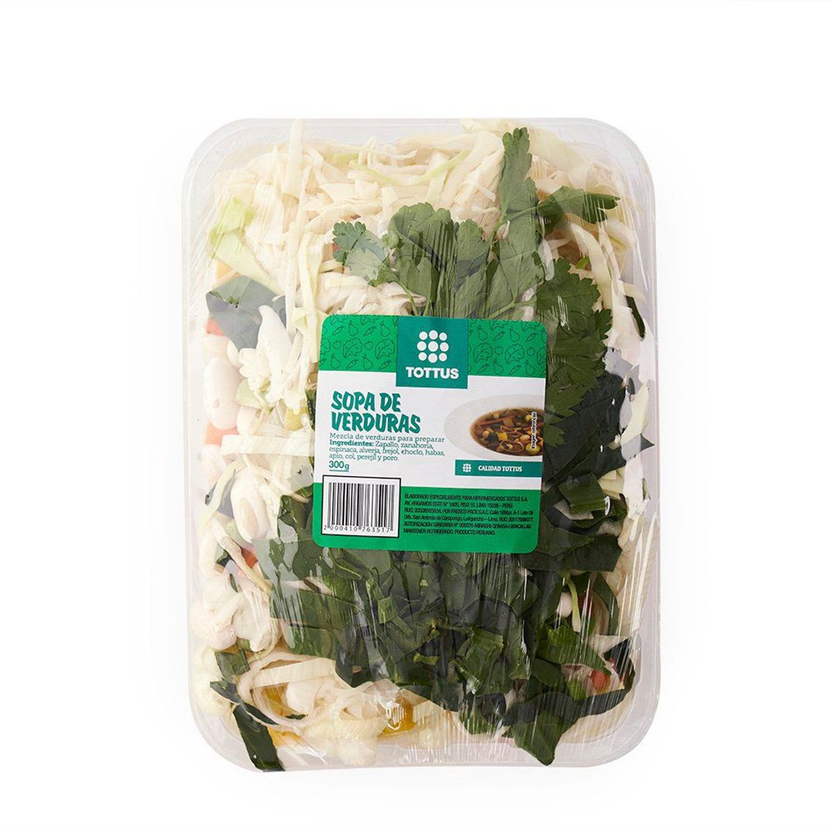 TOTTUS - Verduras Para Sopa De Verduras Tottus