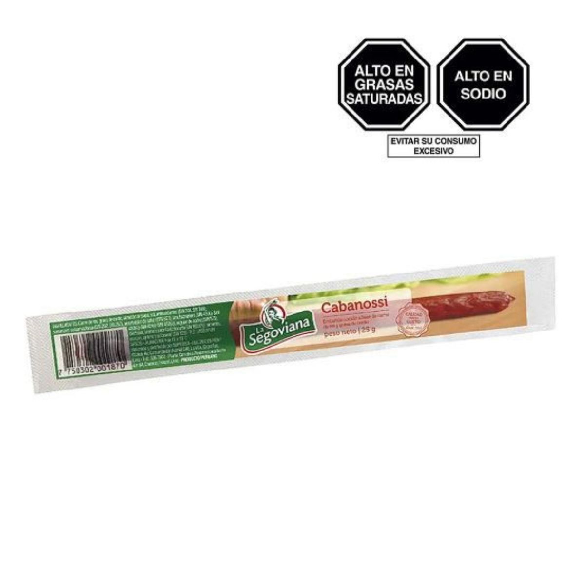 LA SEGOVIANA - Cabanossi La Segoviana Empaque 25 g