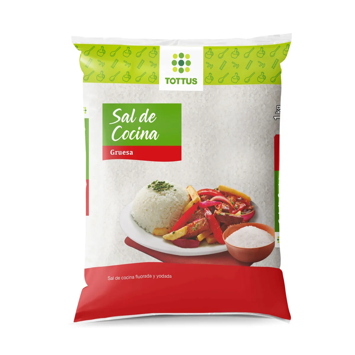 TOTTUS - Sal de Cocina Tottus Bolsa 1 Kg