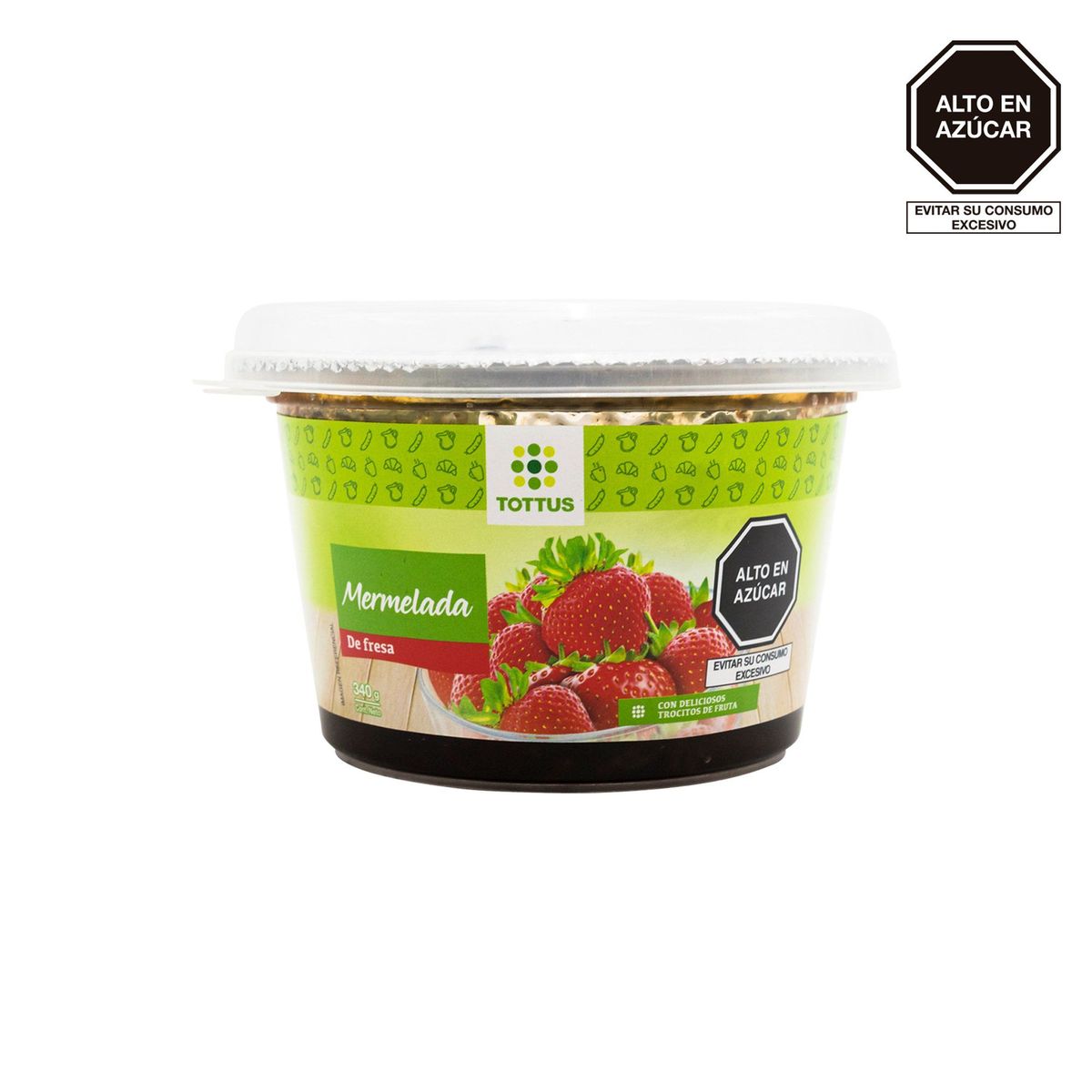 TOTTUS - Mermelada Tottus Fresa Envase 340 g