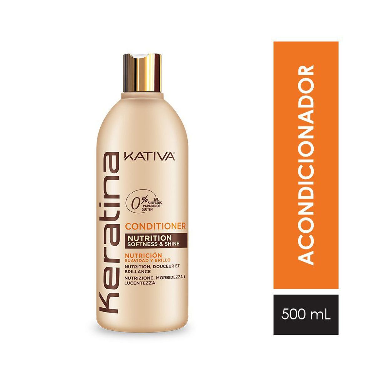 KATIVA - Bálsamo Kativa Keratina Envase 500 mL