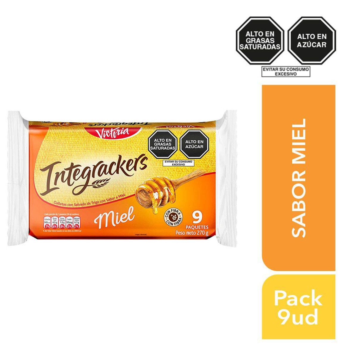 VICTORIA - Galletas Victoria Integrackers Pack 9 Und