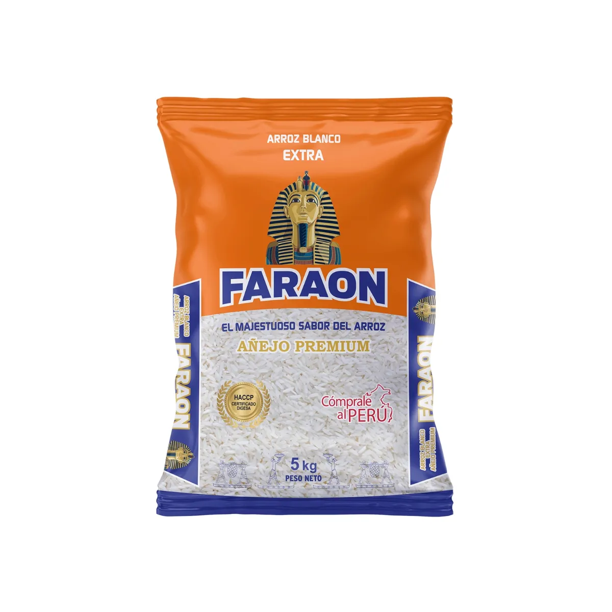 FARAON - Arroz Faraón Extra Bolsa 5 Kg