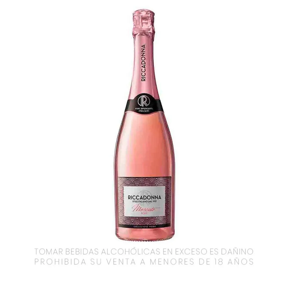 RICCADONNA - Espumante Riccadonna Moscato Rose Botella 750 mL