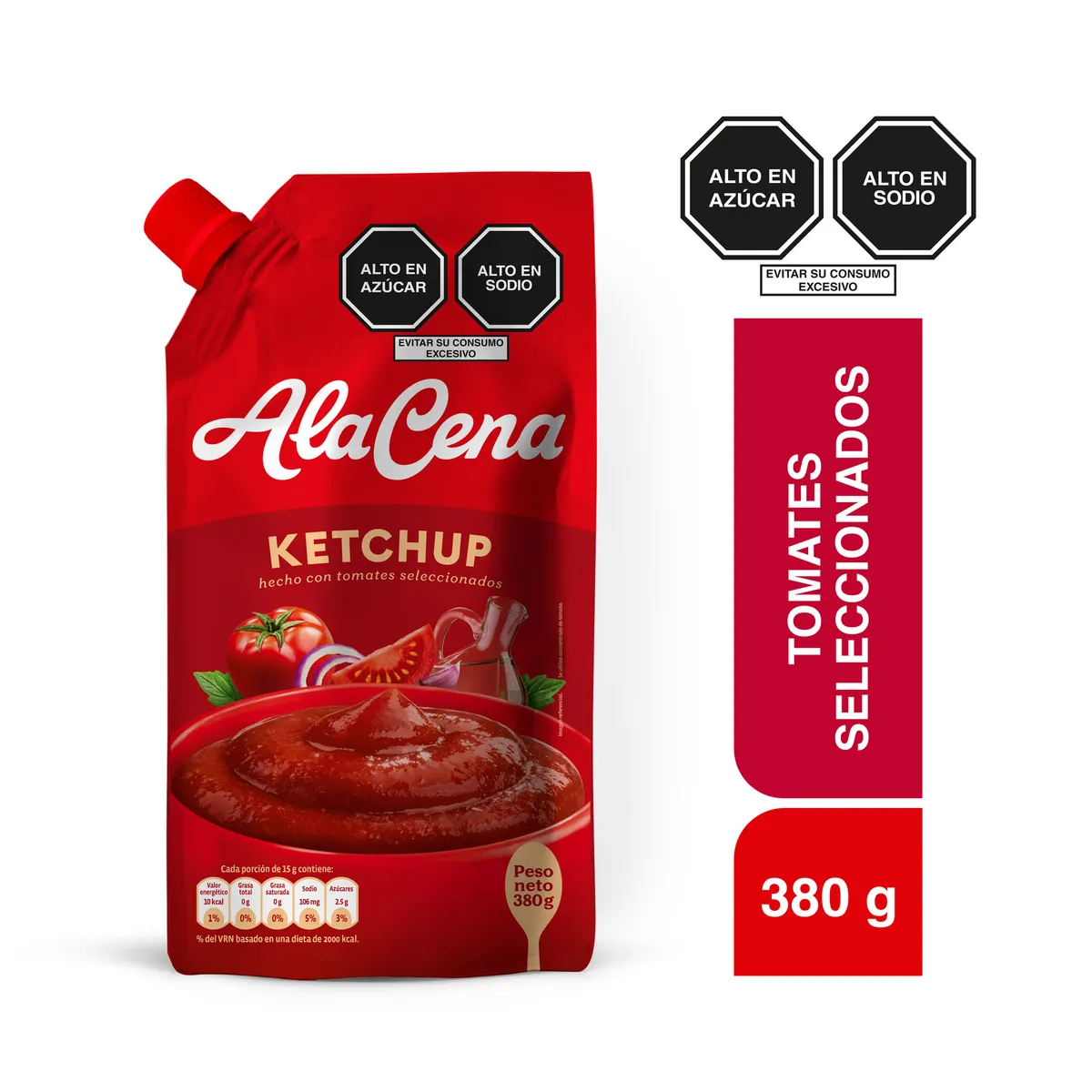 ALACENA - Ketchup Alacena Doypack 380 g
