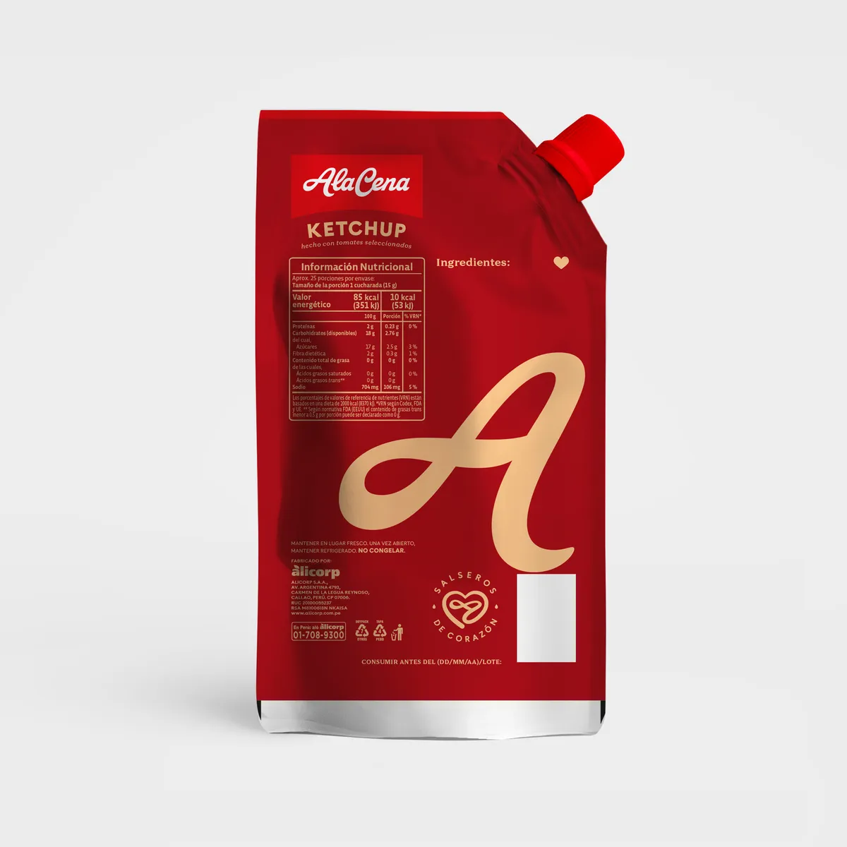 ALACENA - Ketchup Alacena Doypack 380 g