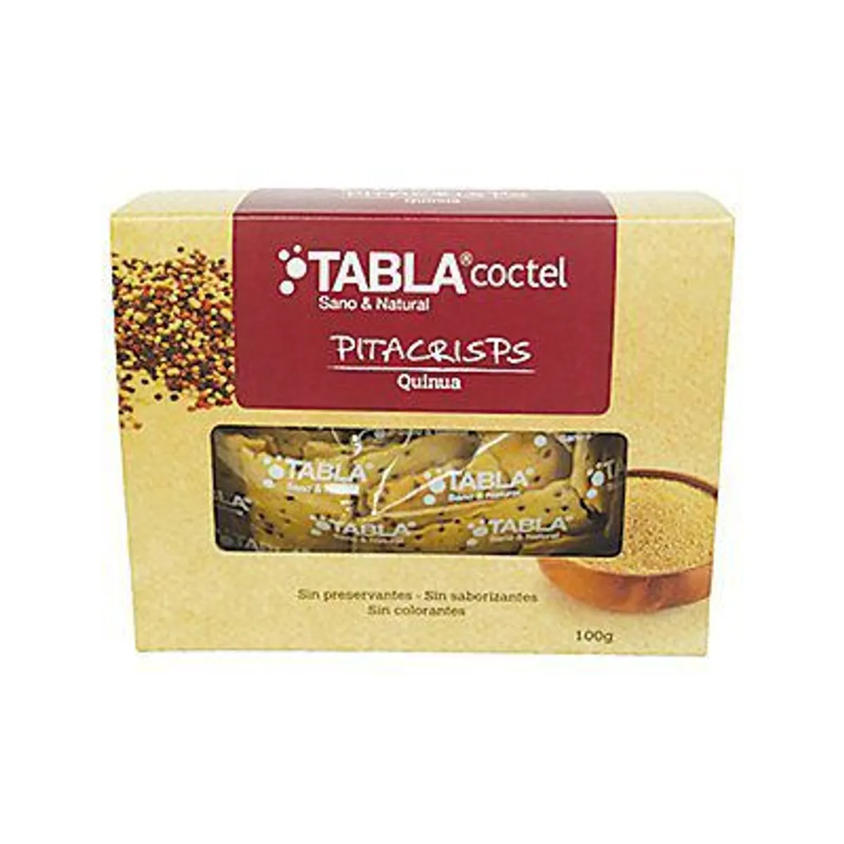TABLA GOURMET - Pitacrisps Tabla Coctel Quinua Caja 100 g