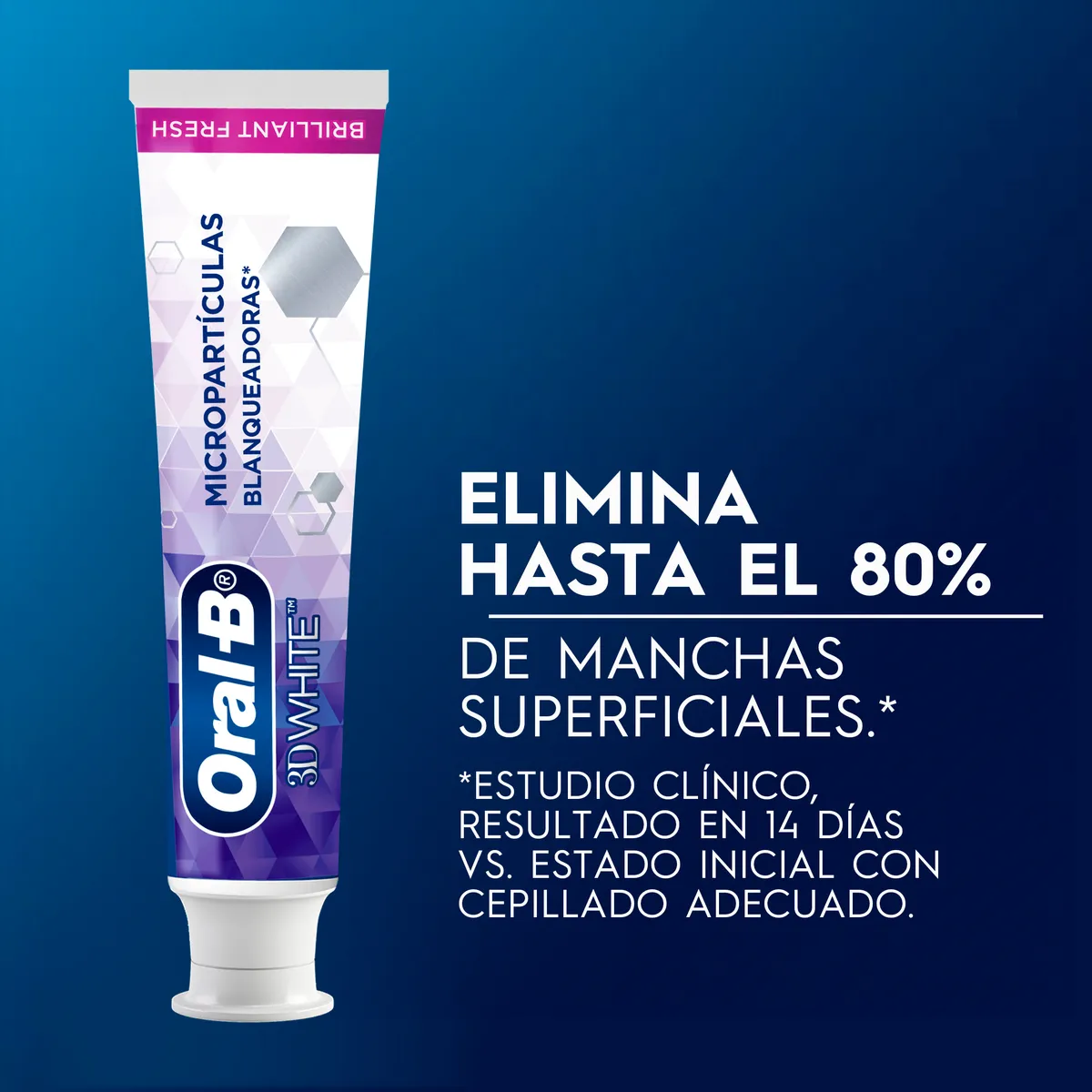 ORAL B - Crema Dental Oral B 3D White Brilliant Caja 2 Und