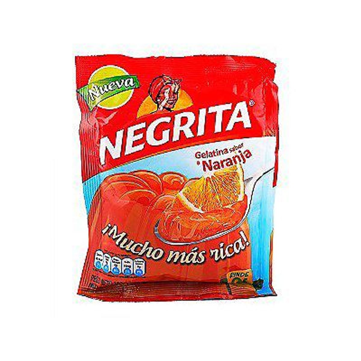 NEGRITA - Gelatina Negrita Naranja Empaque 160g