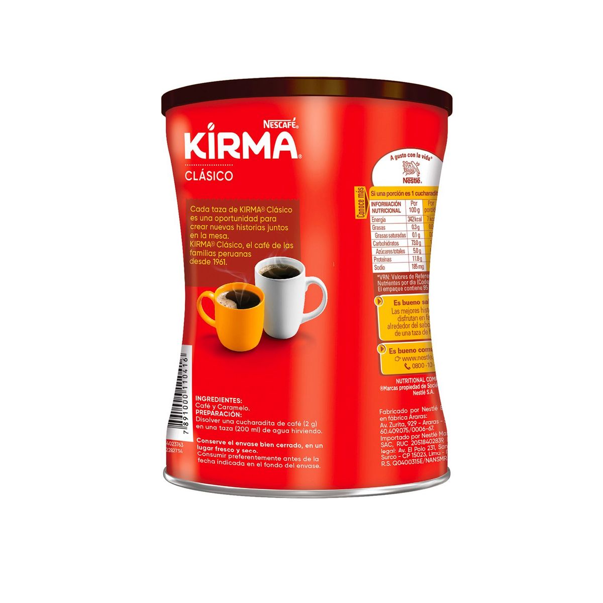 KIRMA - Café Instantáneo Kirma Lata 190 g