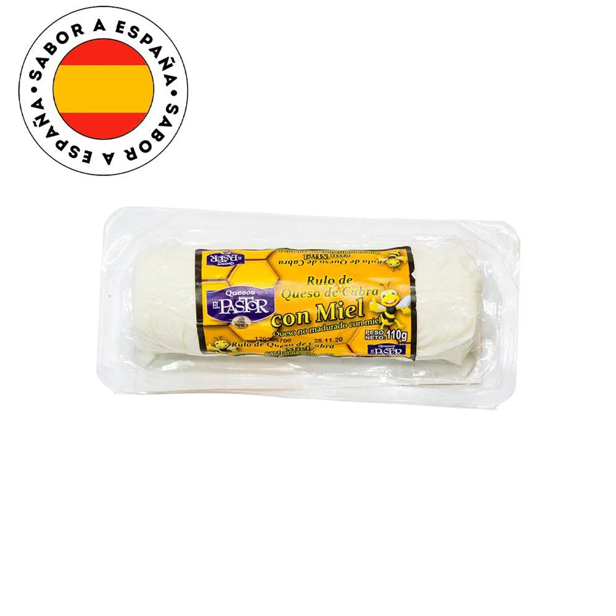 EL PASTOR - Rulo Queso de Cabra con Miel El Pastor Empaque 110 g