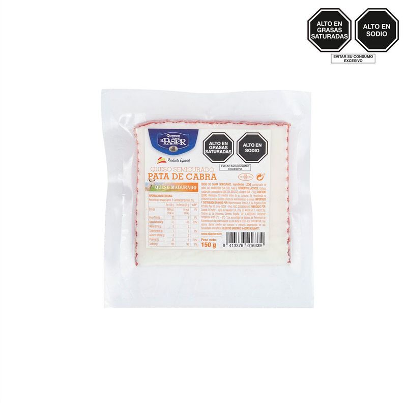 EL PASTOR - Queso Cabra Semicurado El Pastor 150 g