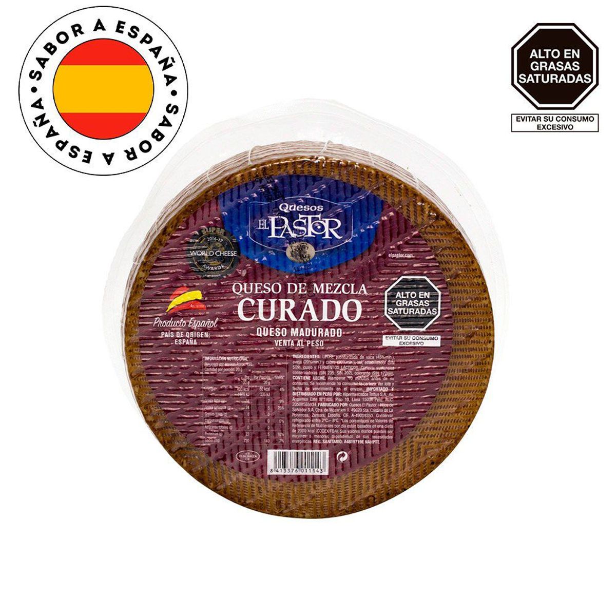 EL PASTOR - Queso Mezcla Curado El Pastor x Kg